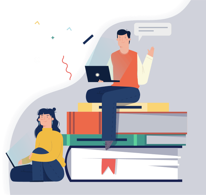 Students learning English online with English For All Academy - Interactive online English lessons